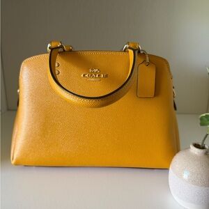 Coach Yellow Leather Handbag